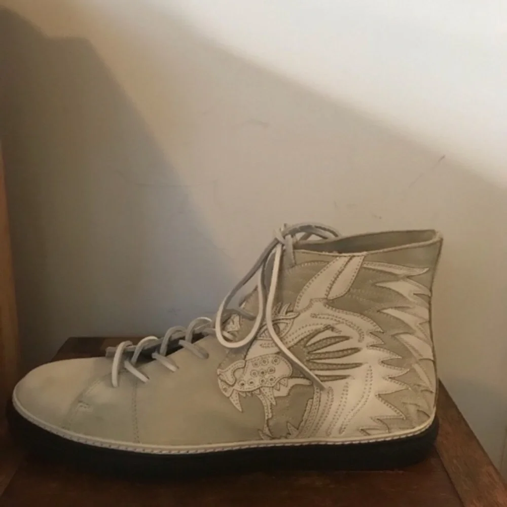 Frye Gates High Tiger Tattoo Fashion Sneaker